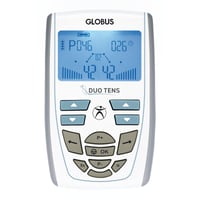 Eletroestimulador Duo Tens com dois canais e 20 programas: ideal para tratar dor de costas e cervicales